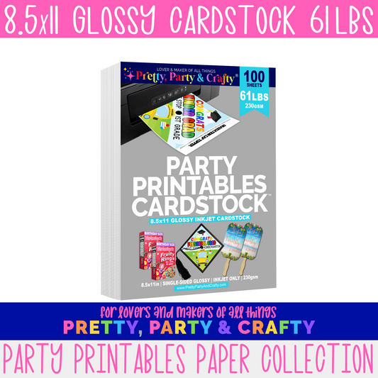 8.5x11 GLOSSY CARDSTOCK 61lbs– INKJET ONLY
