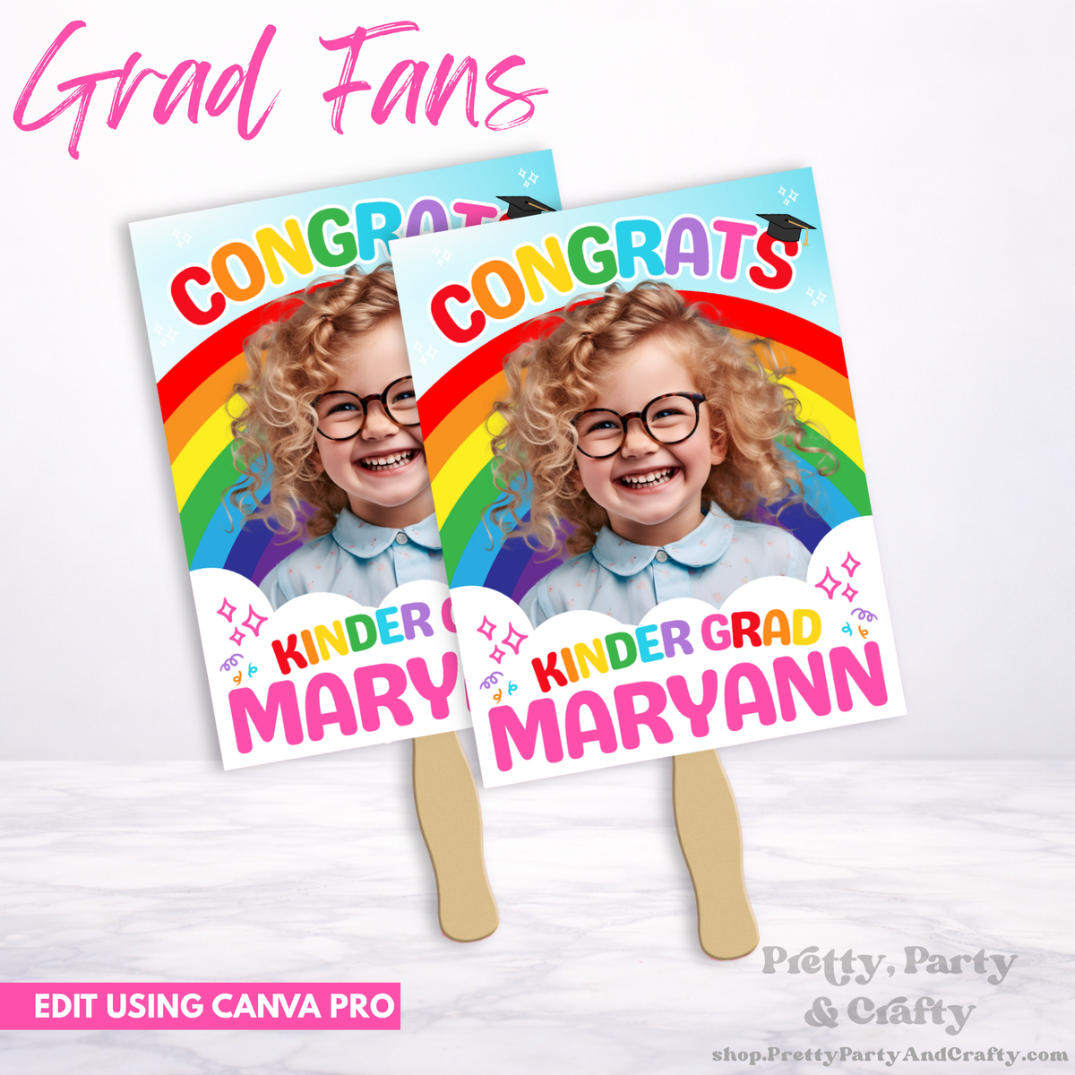 Kindergrad Hand Fans Printable