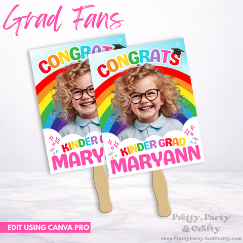 Kindergrad Hand Fans Printable