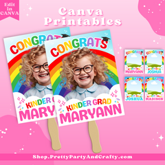 Kindergrad Hand Fans Printable