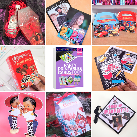 PARTY PRINTABLES BASIC BUNDLE – INKJET ONLY