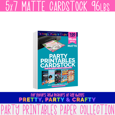 5x7 MATTE CARDSTOCK – INKJET ONLY