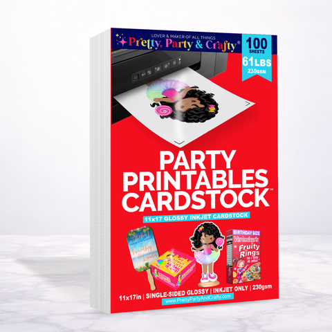 11x17 GLOSSY CARDSTOCK 61lbs– INKJET ONLY