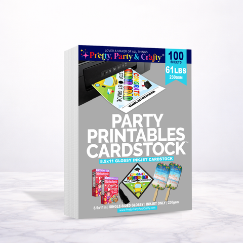 8.5x11 GLOSSY CARDSTOCK 61lbs– INKJET ONLY