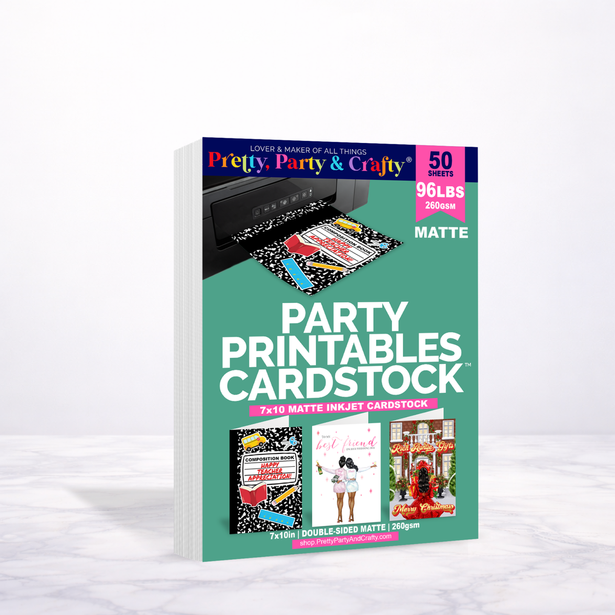 7x10 MATTE Cardstock 96lbs – INKJET ONLY