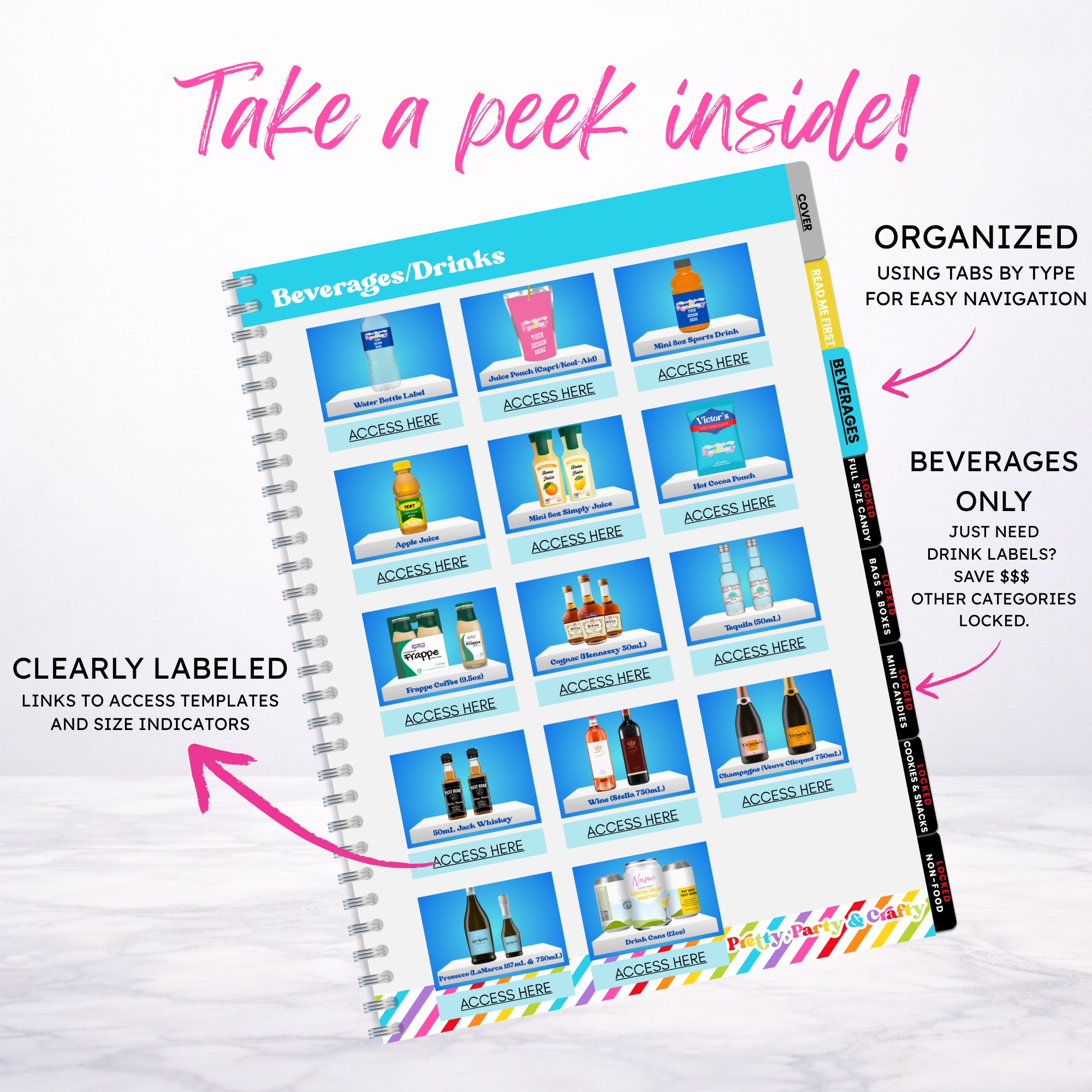 BEVERAGE Template Bundle -CANVA