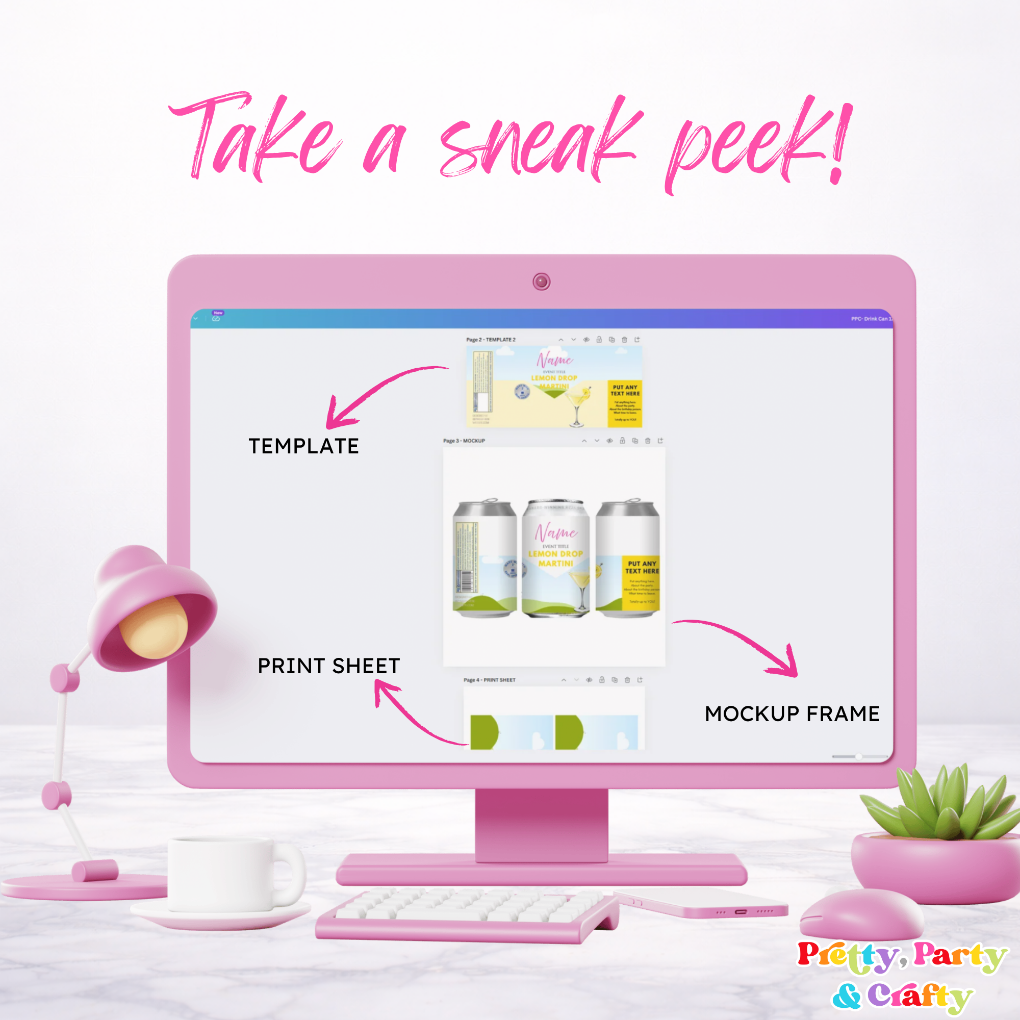BEVERAGE Template Bundle -CANVA