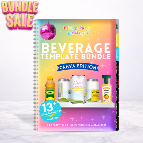 BEVERAGE Template Bundle -CANVA