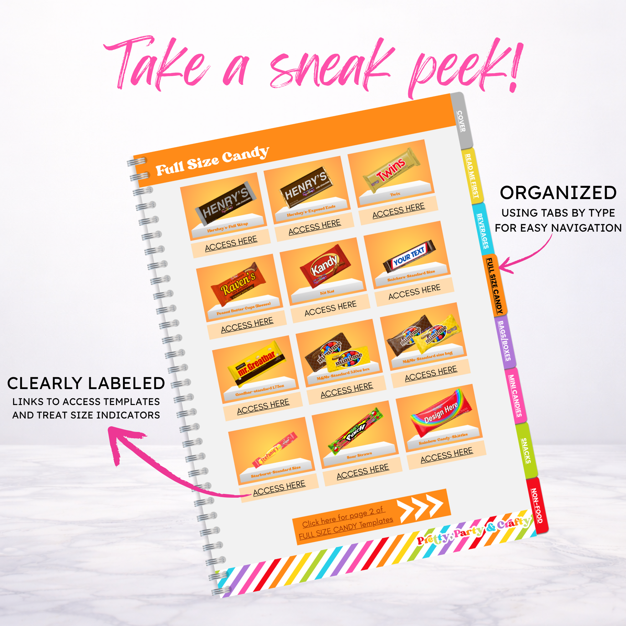 Party Printables Template Bundle -CANVA