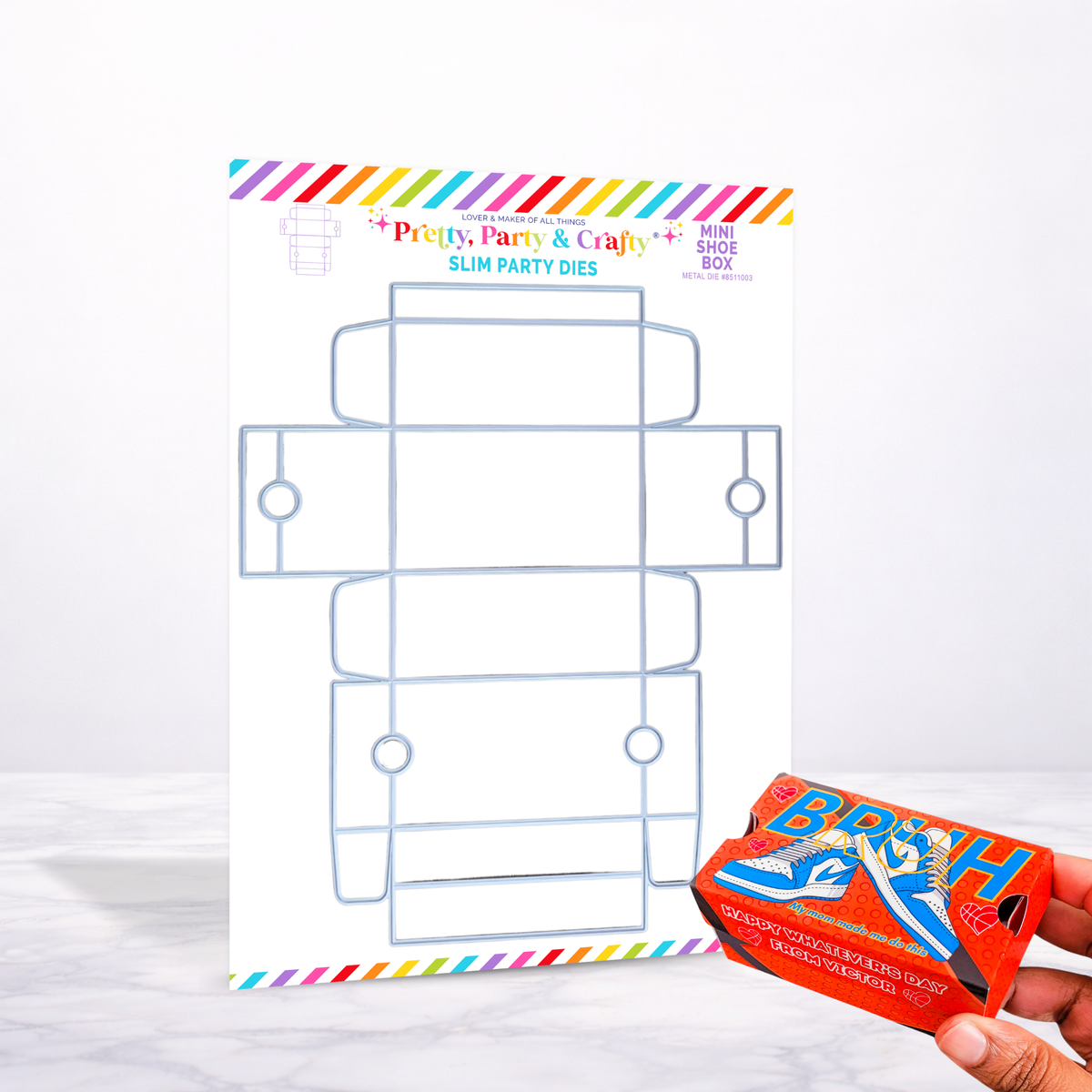 Mini Shoe Box Slim Party Die