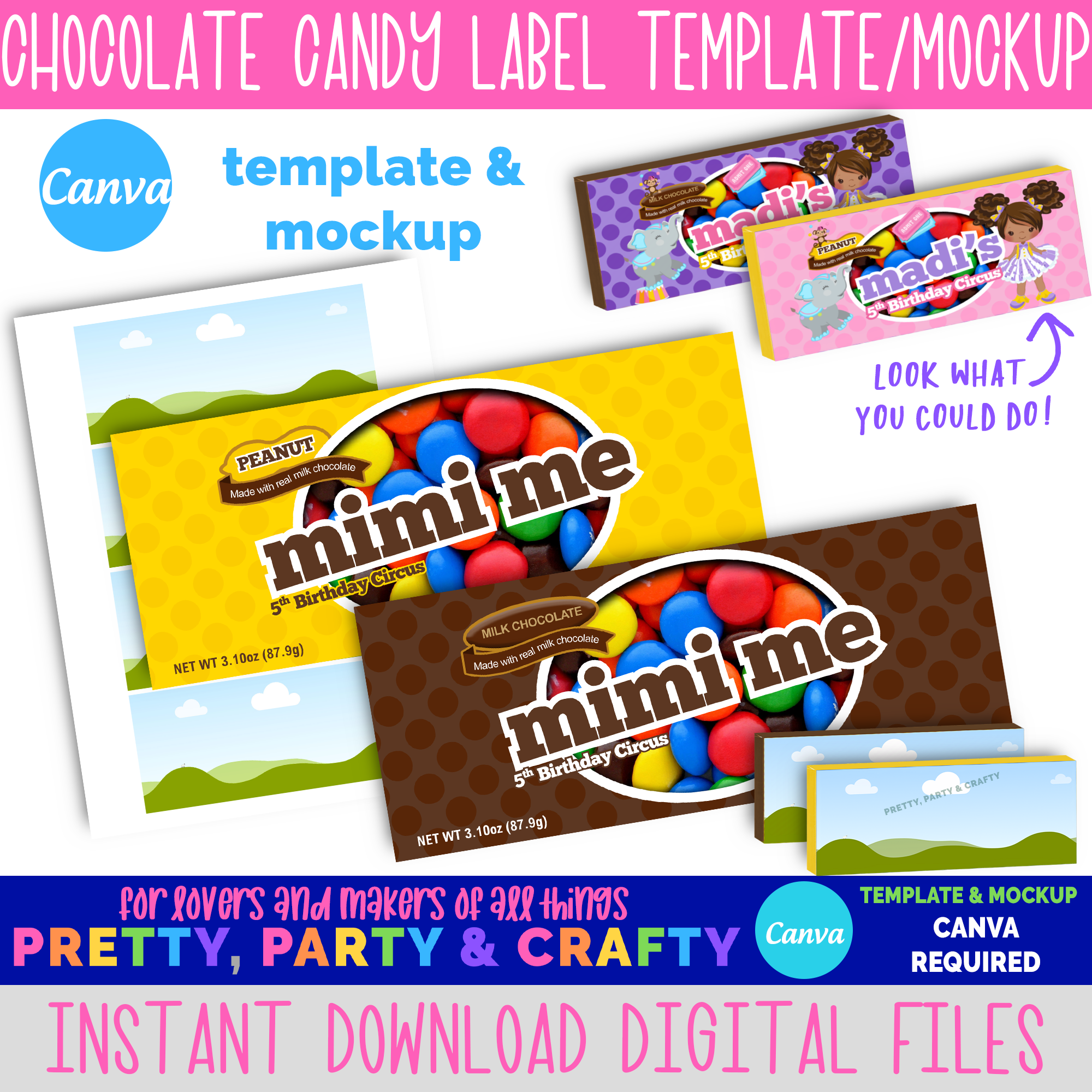 Chocolate Candy Template