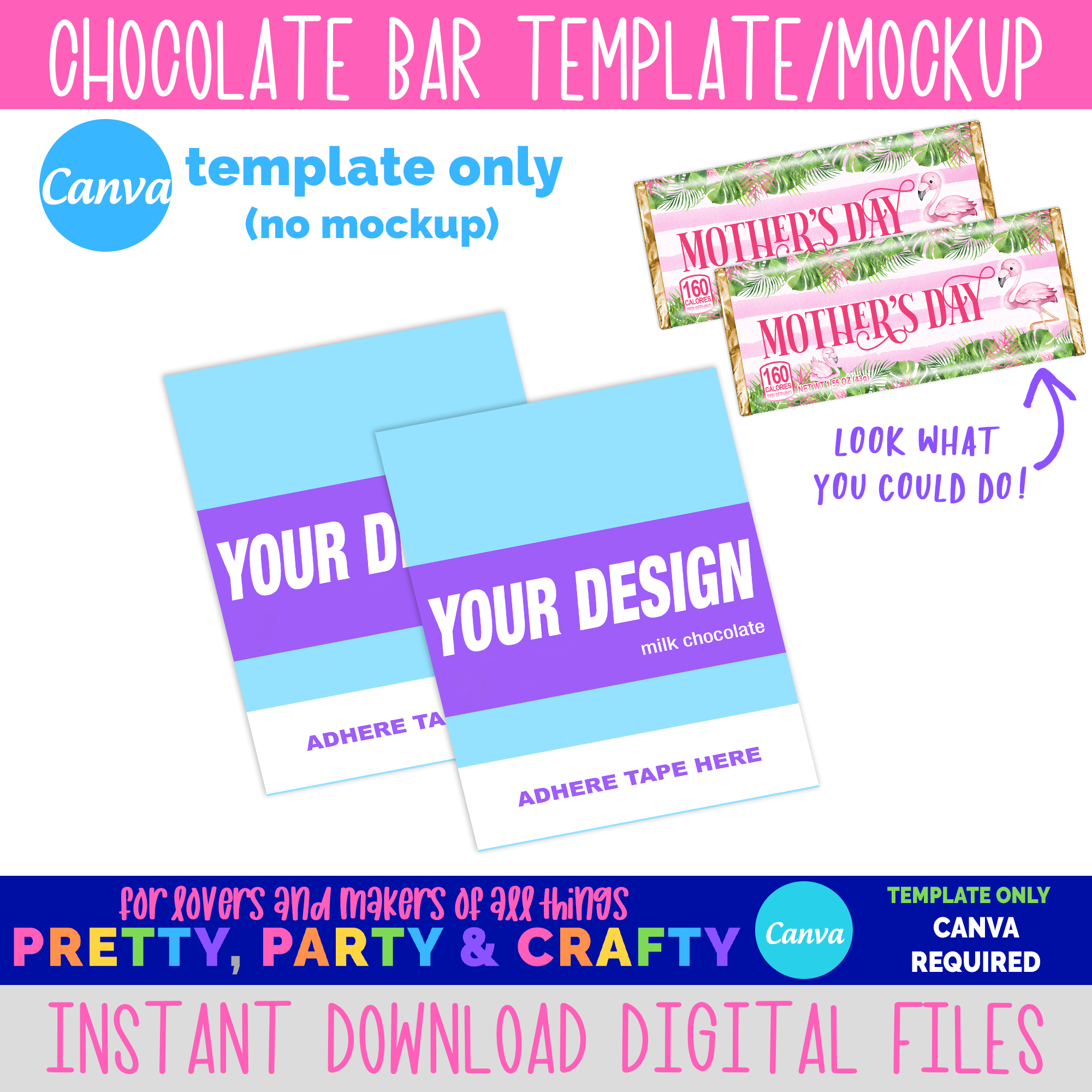Chocolate Bar Wrappers Template