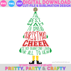 Best Way to Spread Christmas Cheer SVG, DXF, PNG file