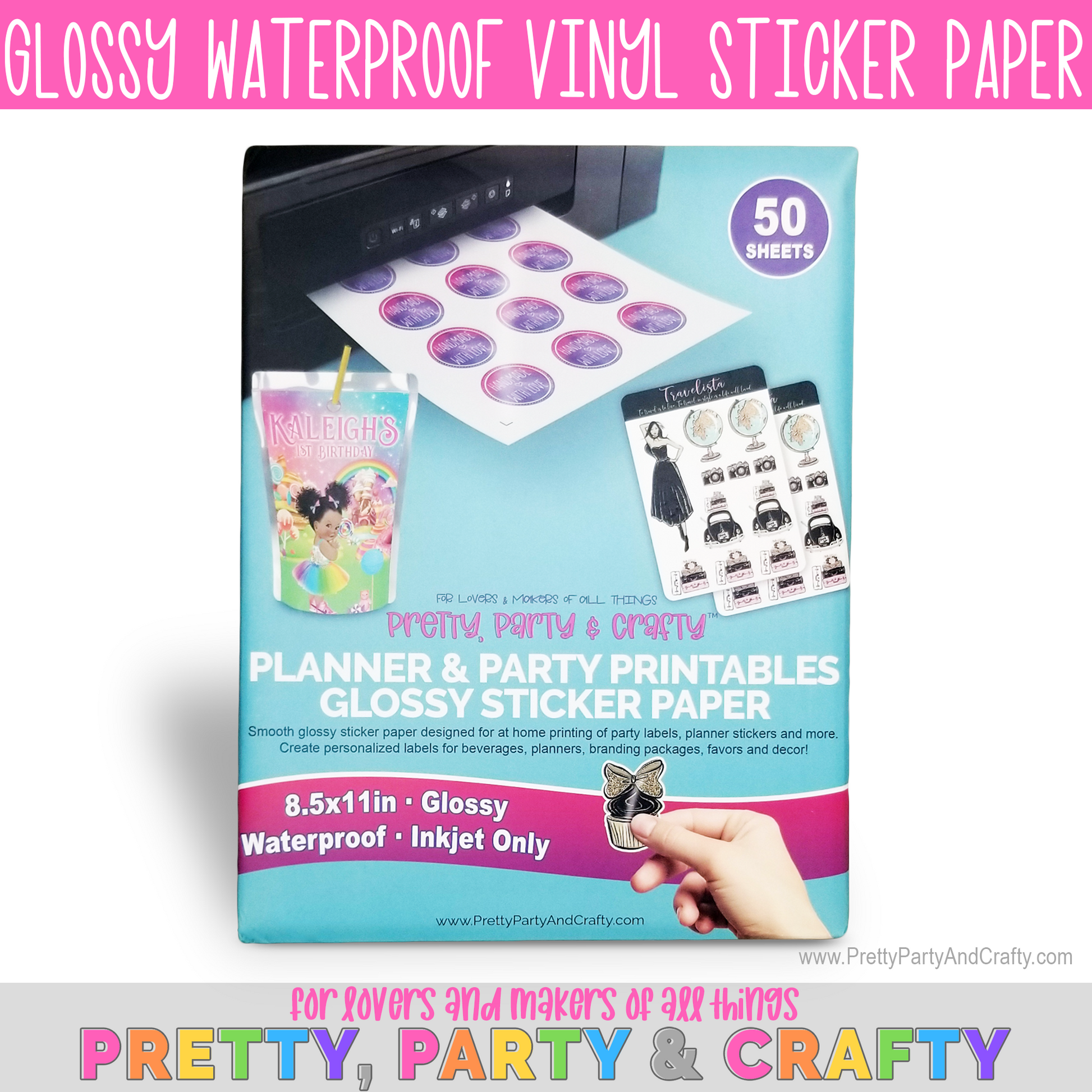 5x7 MINI PARTY PRINTABLES PAPER – INKJET ONLY