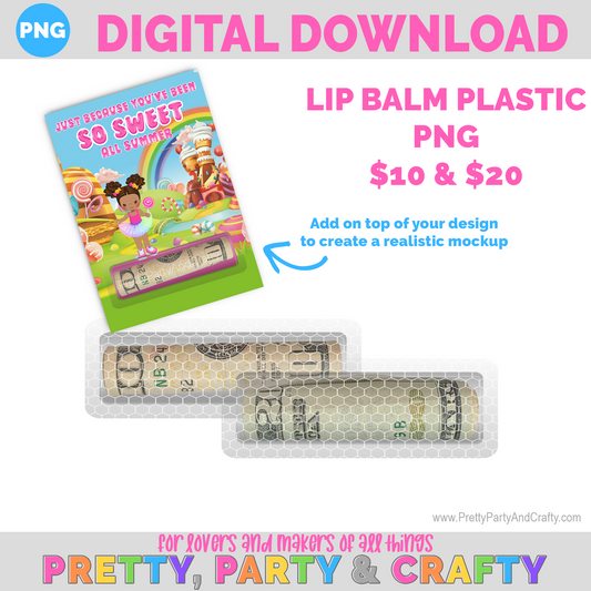 Lip Balm Pouch/Money Holder Plastic Cover PNG