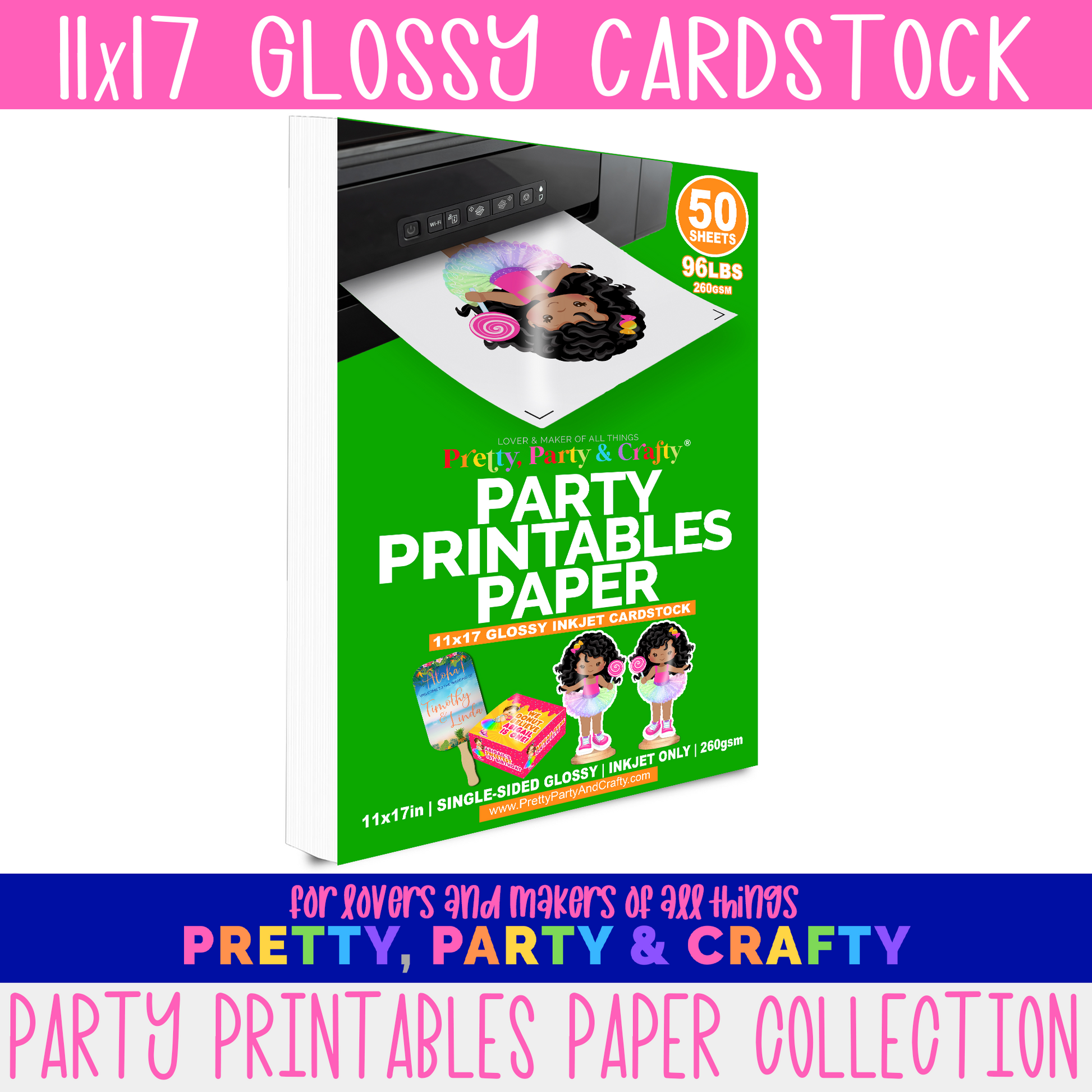 White Glossy Cardstock  Inkjet Cardstock Paper