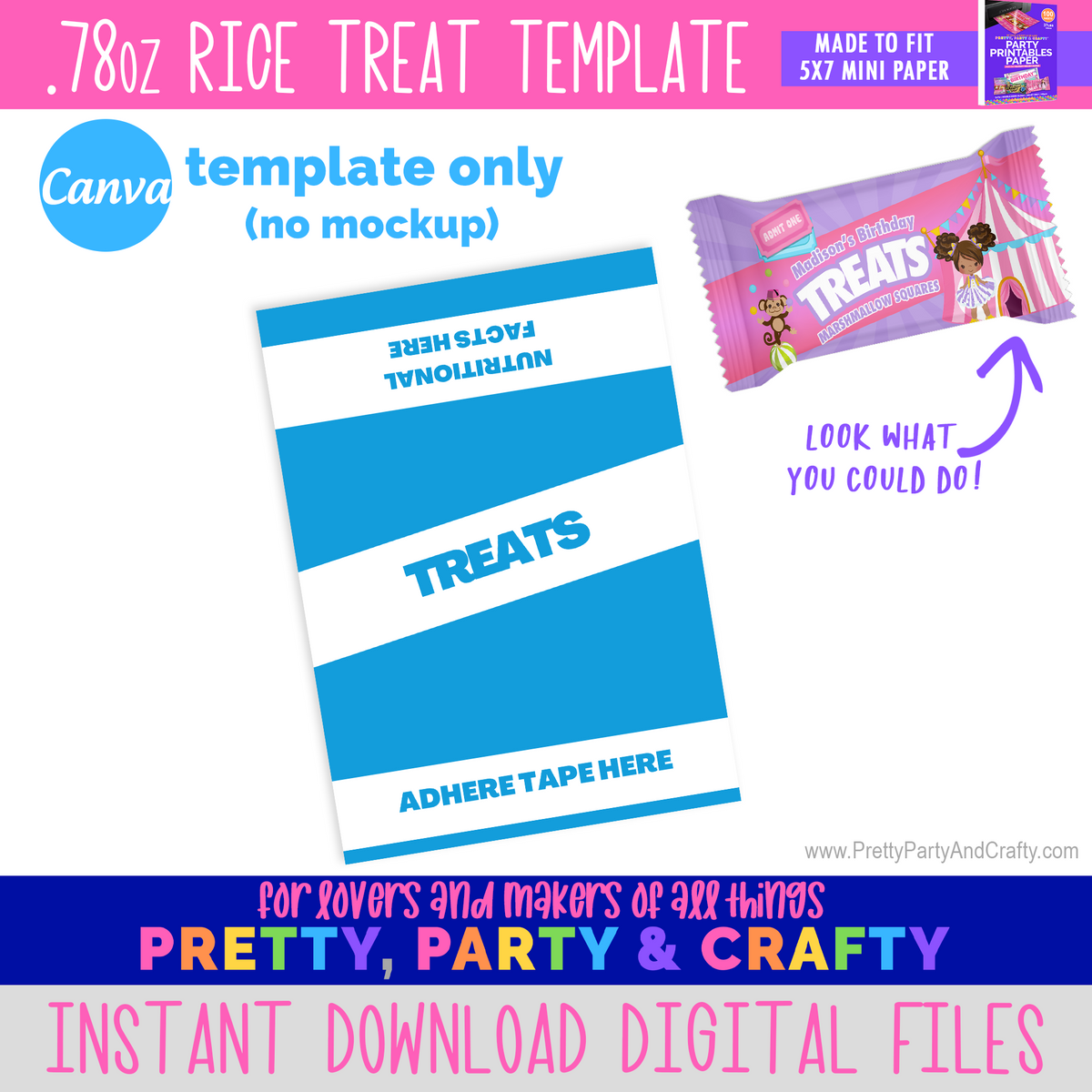 Rice Treat Wrapper Template-CANVA