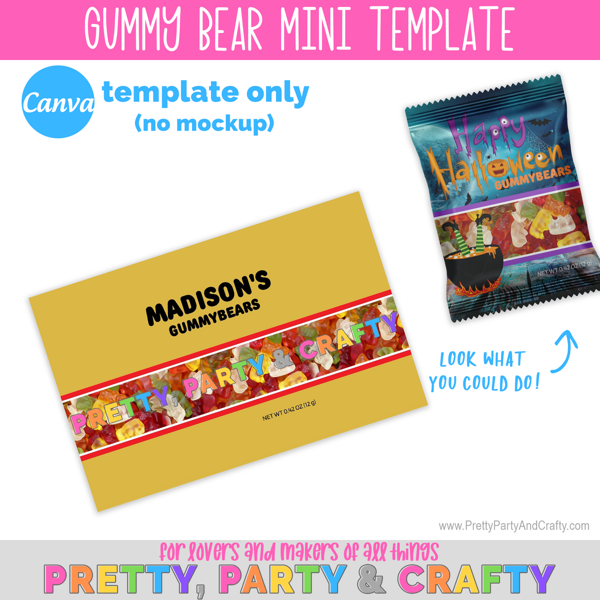 Gummy Bears Mini Template-CANVA